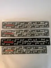 4 NEW DRAMBUIE Black Liqueur Rubber Spill Rail Rubber Bar Drip Mat Runner