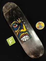 RARE Black Stain Supreme Disturbed Skateboard Deck In Shrink