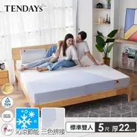 在飛比找PChome24h購物優惠-【TENDAYS】包浩斯紓壓床墊5尺標準雙人(22cm厚記憶