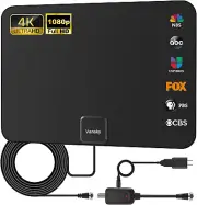 TV Antenna Indoor,Digital Amplified Indoor HDTV Antenna,1080P VHF UHF Television