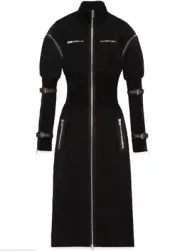 Gucci Women’s Long Wool Dress with Zip Details- With Tags- RRP$9,600 AUD