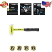 Ergonomic SuperCraft Hi-Viz Dead Blow Mallet - Ultimate Comfort and Durability