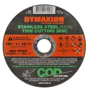 Dymaxion INOX Thin Cutting Disc - 100mm - 25 Piece Shrink Wrapped