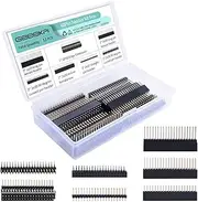 GeeekPi 2x20 40 Pin Stacking Female Header Kit for Raspberry Pi 4B/3B+/3B/2B/B+/A+/Zero/Zero W(2)/Jetson Nano/Tinker Board(7 Specifications)(13Pcs in Total)