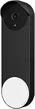 Silicone Case for -oogle Nest Doorbell, Protective Silicone Doorbell Case Skin, Doorbell Silicone Protective, Waterproof Doorbell Replacement Case, Smart Door Bell Accessories
