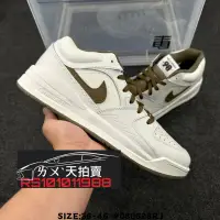 在飛比找露天拍賣優惠-NIKE AIR Jordan Stadium 90 白 棕