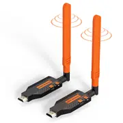 350FT 1080P Wireless HDMI Transmitter and Receiver Audio Video Extender Kit