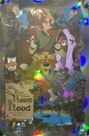 x/165 Disney Foil Screen Print Poster Robin Hood by Mainger for BNG