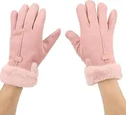 USB Rechargeable Windproof Waterproof Heating Gloves, Hand Warmer Gloves for Women, Adjustable Temperature Touchscreen Heated Gloves for Hiking Working Skiing Walking Riding
