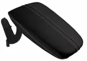 Console Lid Pull Over Armrest Cover Leather for Acura TLX 15-20 Pink Stitch