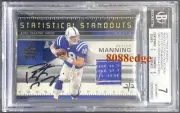 2016 PANINI RECOLLECTION WORN TAG AUTO: PEYTON MANNING #2/2 AUTOGRAPH PATCH BGS