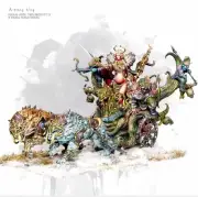 1:24 resin model kit Forest Goddess Chariot Unassembled unpainted
