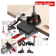 Durable 35mm Hinge Drilling Jig Set - Precision Tool for Cabinet Installation