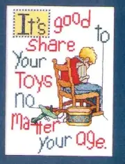 Sharing by Bobbie G Designs Cross Stitch Chart