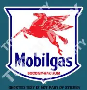 VINTAGE MOBIL GAS Decal Sticker Vintage Petrol Americana Hot Rod Bowser Stickers