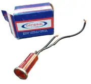 Nos General switches 2128 incandescent indicator light 12V DC