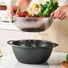 Colander Sieves Strainer Basket Rice Washing Bowl Set Spaghetti