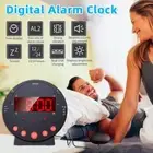 3 in1 Vibrating Alarm Clocks LED Powerful Vibration Clocks Desk