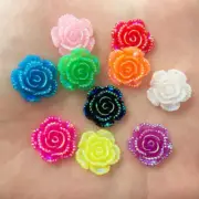 40 Rose Stone Flatback Rhinestone Flower Sparkle Craft Decor Rhinestones Crafts