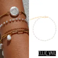 在飛比找蝦皮商城優惠-ELLIE VAIL 邁阿密防水珠寶 金色細緻迷你珍珠手鍊 