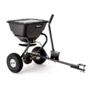 NNEDSZ PLANTCRAFT Tow Behind Broadcast Spreader 30kg 26L Seed Fertiliser Tow Rot