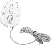 Silent Wired Mouse for Gaming Ergonomic Design with Six Programmable Buttons Vibrant Led Backlighting for Laptop and Computer Use