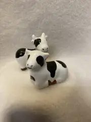 Holstein Small Cow Salt And Pepper Shakers Set Of 2 Black/white Cow