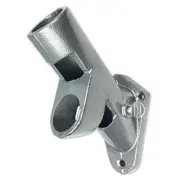 Rogue Cast-Iron Flag Pole Bracket - Ultra Heavy Duty 1-inch Mount for Silver