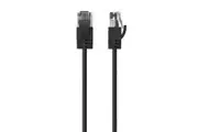 Cruxtec Ultra-Thin CAT6A U/UTP Ethernet Cable - Black 1.5m (RF6A-015-BK)