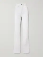 [Chloé] Chloé - High-rise Straight-leg Jeans - White - FR 42 FR 42 White