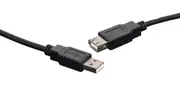 Dynalink 5m A Female to A Male USB 2.0 Black Cable