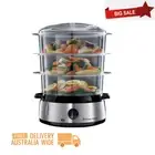 Russell Hobbs Cook @ Home Food Steamer 9L RHSTM3 Free Shipping_ AU