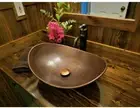 Copper Vessel Sink 19 Handmade Copper Farmhouse Countertop Vanity Hammered