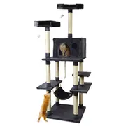 i.Pet Cat Tree 184cm Tower Scratching Post Scratch