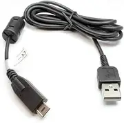 Replacement USB Cable Compatible for Panasonic Lumix DMC-FT1, DMC-FT2, DMC-FZ35, DMC-FZ38, FZ40, FZ45, FZ100, GF2, GH1, GH2, TS1, TS2, TZ6, TZ7, TZ10, TZ65, ZS1, ZS3, ZS6, DMC-ZS7 Digital Camera