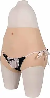 [WHG] Silicone Panty Men's Fake Vagina Camel Toes Hiding Gaff Thong Realistic Sissy Panties for Crossdresser Props