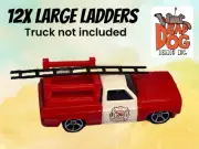 Hot Wheels 12 Ladders For Vans Trucks- Large 3D Printed