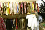 Elton Johns closet of clothes to sell on behalf of the Aids Founda- Old Photo 4