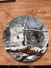 Bradford Exchange Collector Plate "Eyes in the Mist"