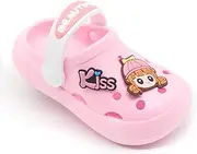 [icosylify] Toddler Shoes Little Kid Clogs Slide Sandals for 0-8yrs Kids Unisex Girls Shoes and Boys Shoes Garden Shoes Cartoon Slides Slip-Resistance Sandals Beach Slippers