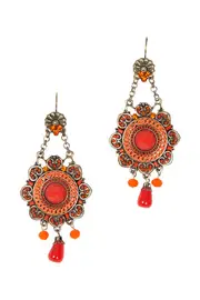 Mandela Heart Earrings--BILG-SA433