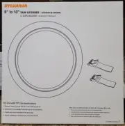 NEW SYLVANIA 75083 8 TO 10 INCH GOOF RING FOR RECESSED CANS