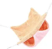 Happyyami Hammock for Animals Cozy Sleeping Bed for Guinea Pigs Hamsters and Chinchillas Winter Hideout for Pet Cages