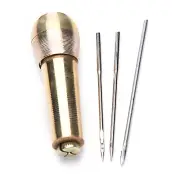 Canvas Leather Tent Sewing Awl Hand Stitcher Leather Craft Needle Kit Tool Su_ro