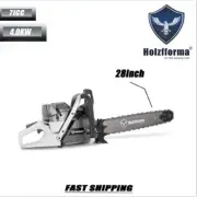 G372 PRO 4kw 71cc Chainsaw Power Head 50MM Bore With 3/8 058 28inch Bar Chain