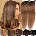 Hair Extensions Clip In 100% Remy Human Hair Extensions Full Head Wefts 8 Pieces