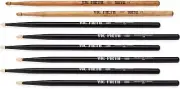 Vic Firth American Classic 4 for 3 Drumstick Value Pack - 5B, Black and Terra