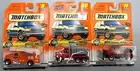Lot of 3 Mattel Matchbox '97 Cars Big Movers Utility, Quarry, Maintenance Trucks