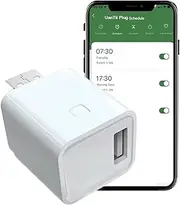 UanTii Smart Adapter Tuya WiFi USB Adapter Timing Schedule Adapter Smart Plug Woks with Smart Life App,Woks with Alexa Works with Google Home (1gang)