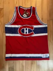 Montreal canadians Red basketball jersey XXL NWT hockey mitchell & ness concepts